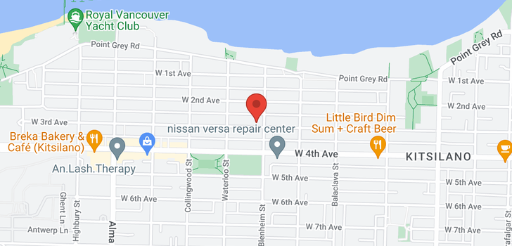 map of 3317 W 3RD AVENUE